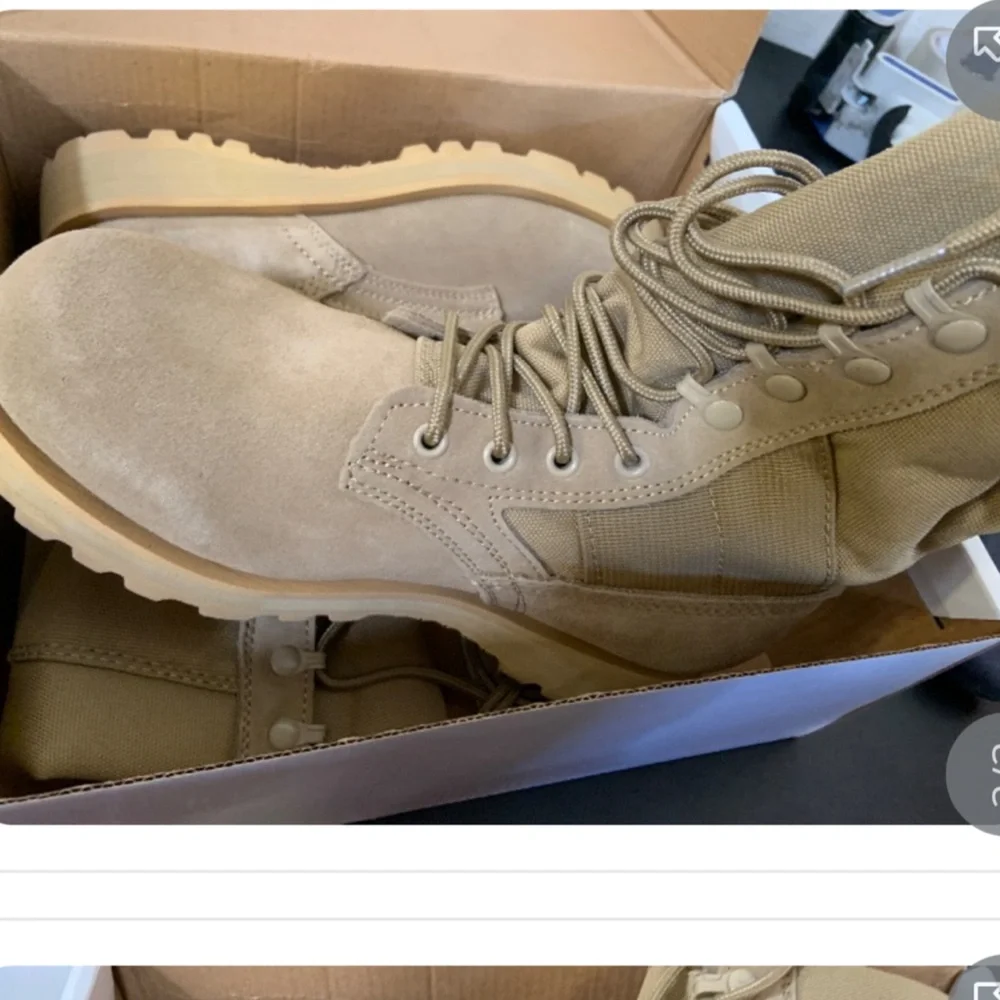 Rothco Sierra Sole Tactical Boots 8” Desert Tan Men’s Size 7